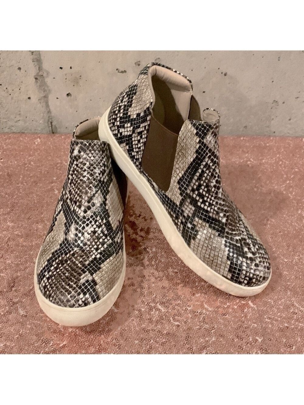 Coconuts by Matisse Harlan Faux Snakeskin Slip In Sneaker - Size 8